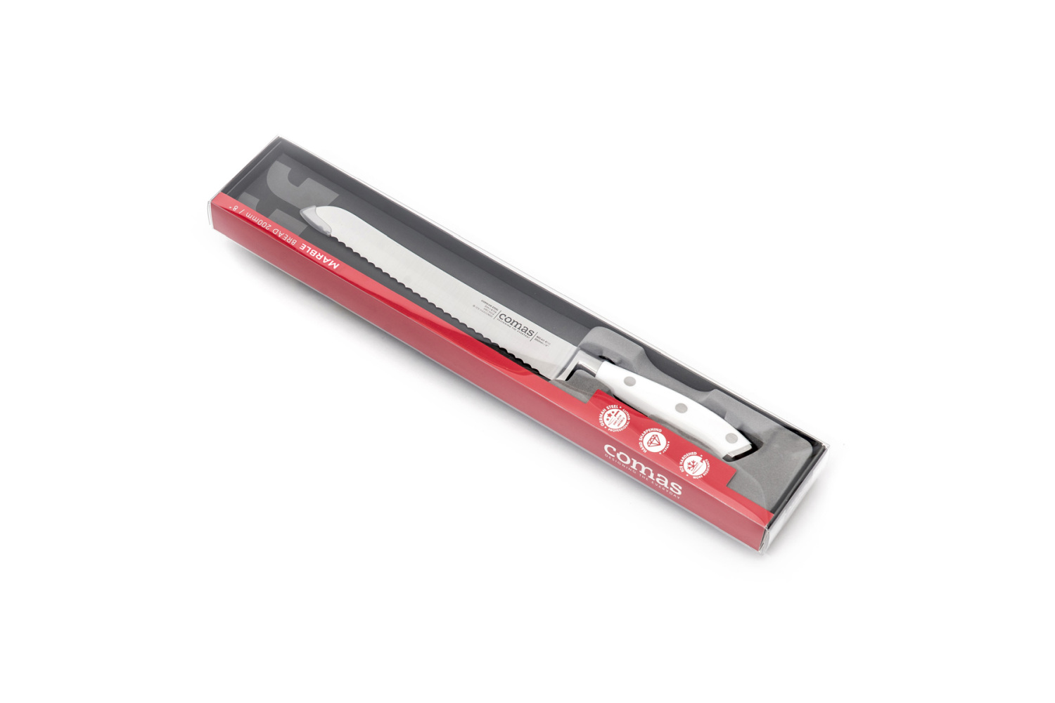 Кухненски нож за хляб - 32 cm - Marble Bread knife