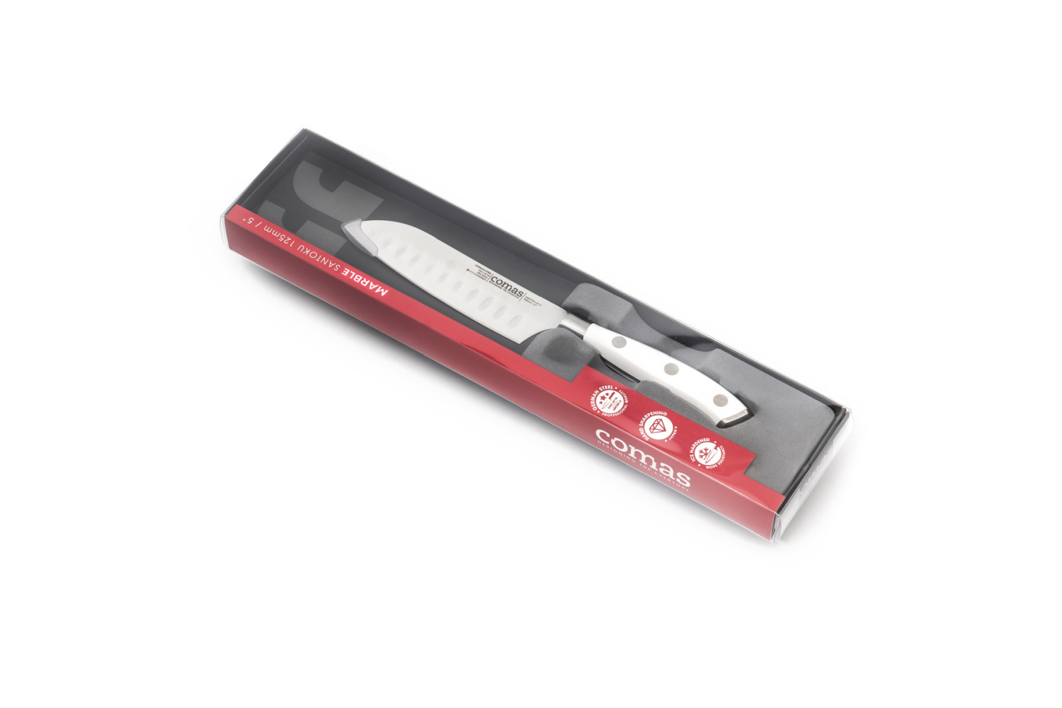 Кухненски нож Santoku - голям - 30cm - Marble 