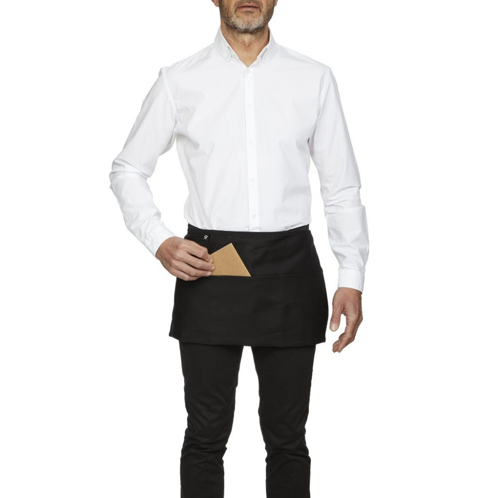 Престилка с джоб черна 65/30cm - Roll drap