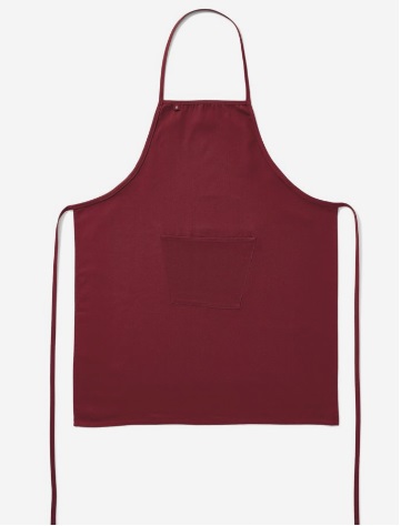 Престилка с джоб бордо 75/90cm - Roll drap