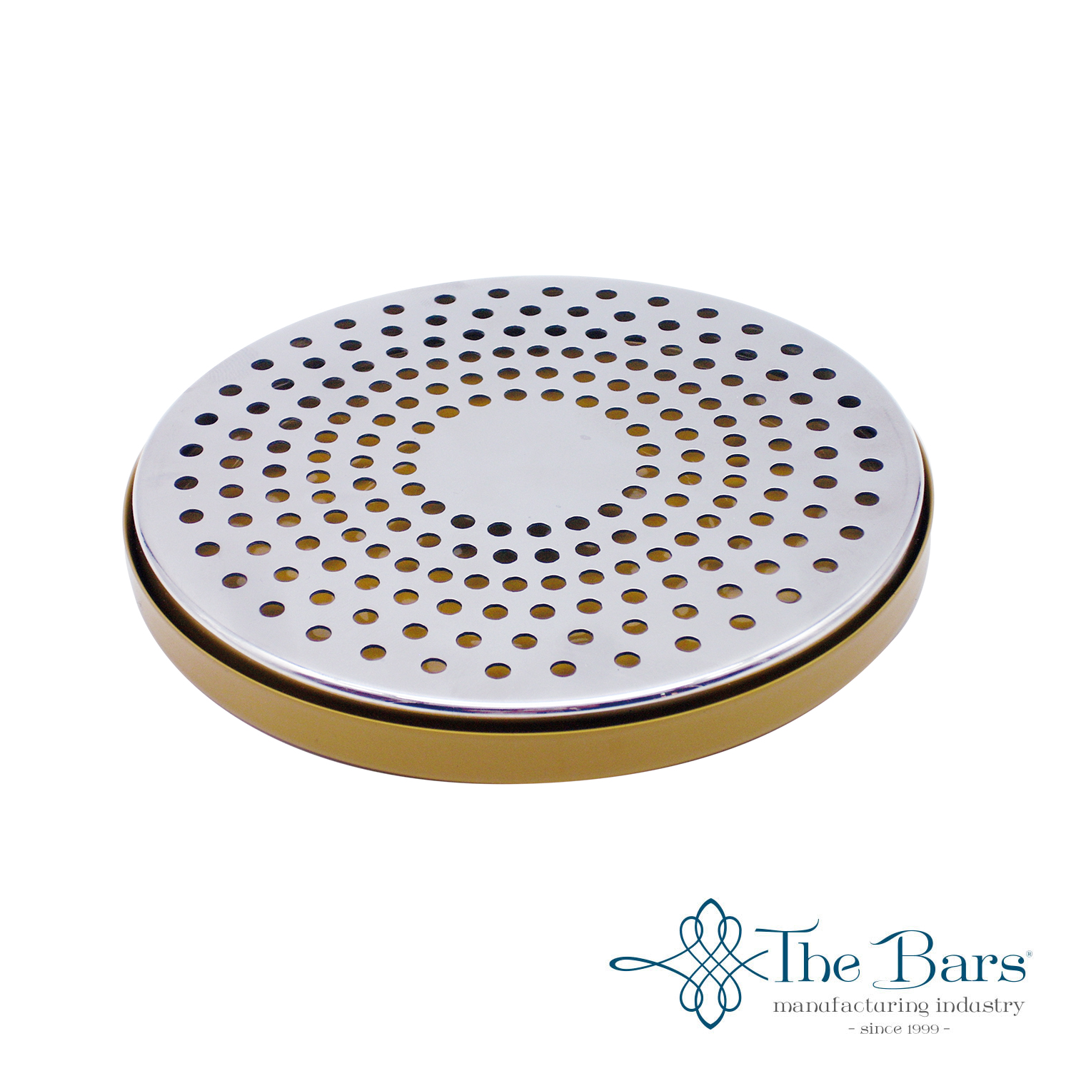 Кръгъл метален  мат от серия Mustard - The Bars 