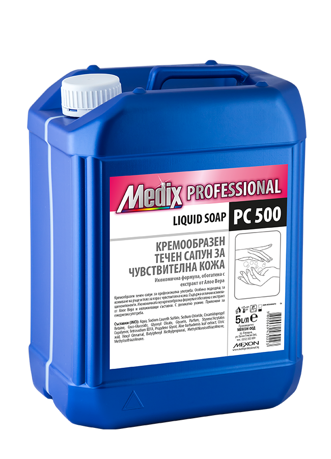 Медикс кремообразен течен сапун за чувствителна кожа 5L