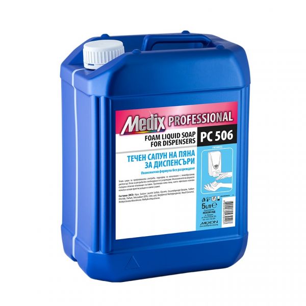 Медикс течен сапун пяна за диспенсър 5L