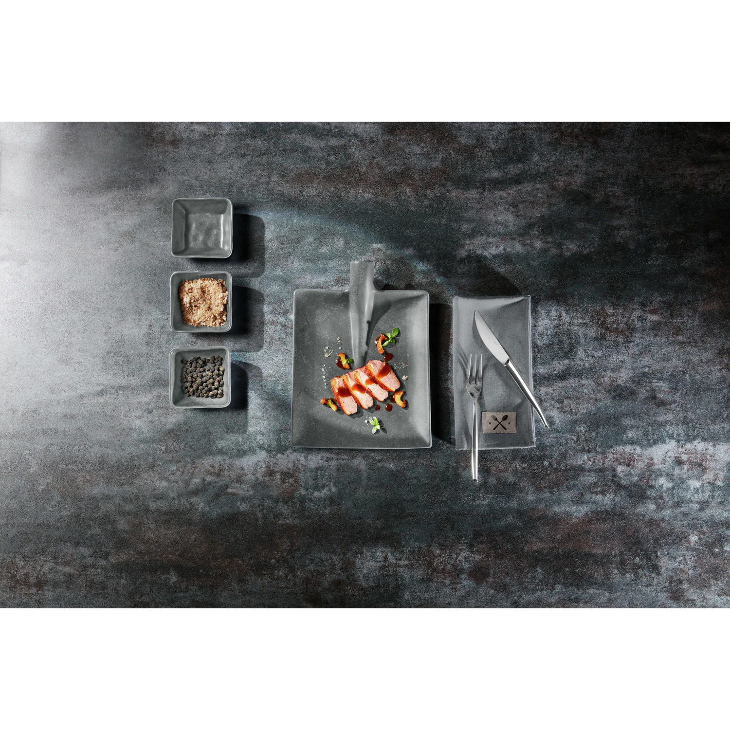 Vega Kelda чиния лопата квадратна 25.5x21.8x2.5см