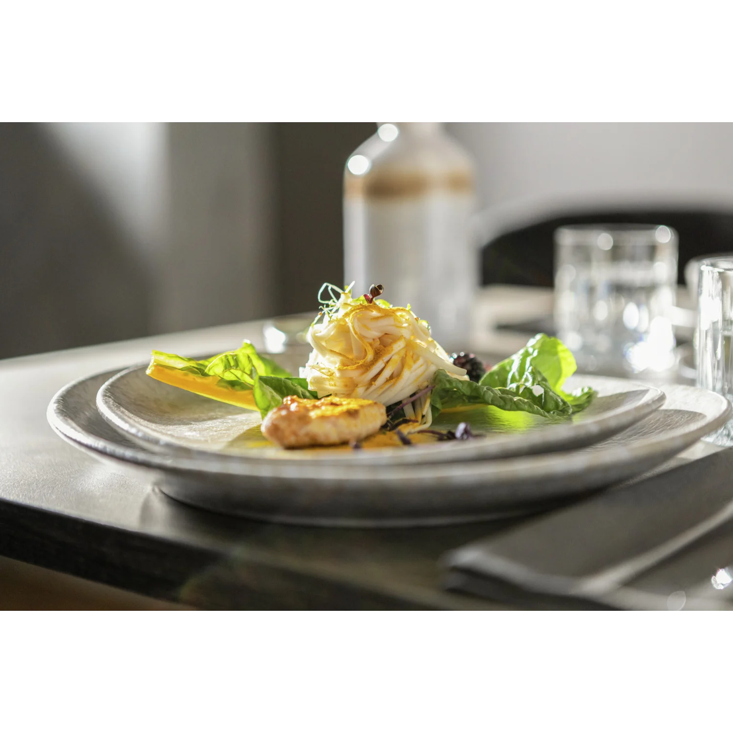 Vega Mamoro Beige чиния  Ø 25.5/23см