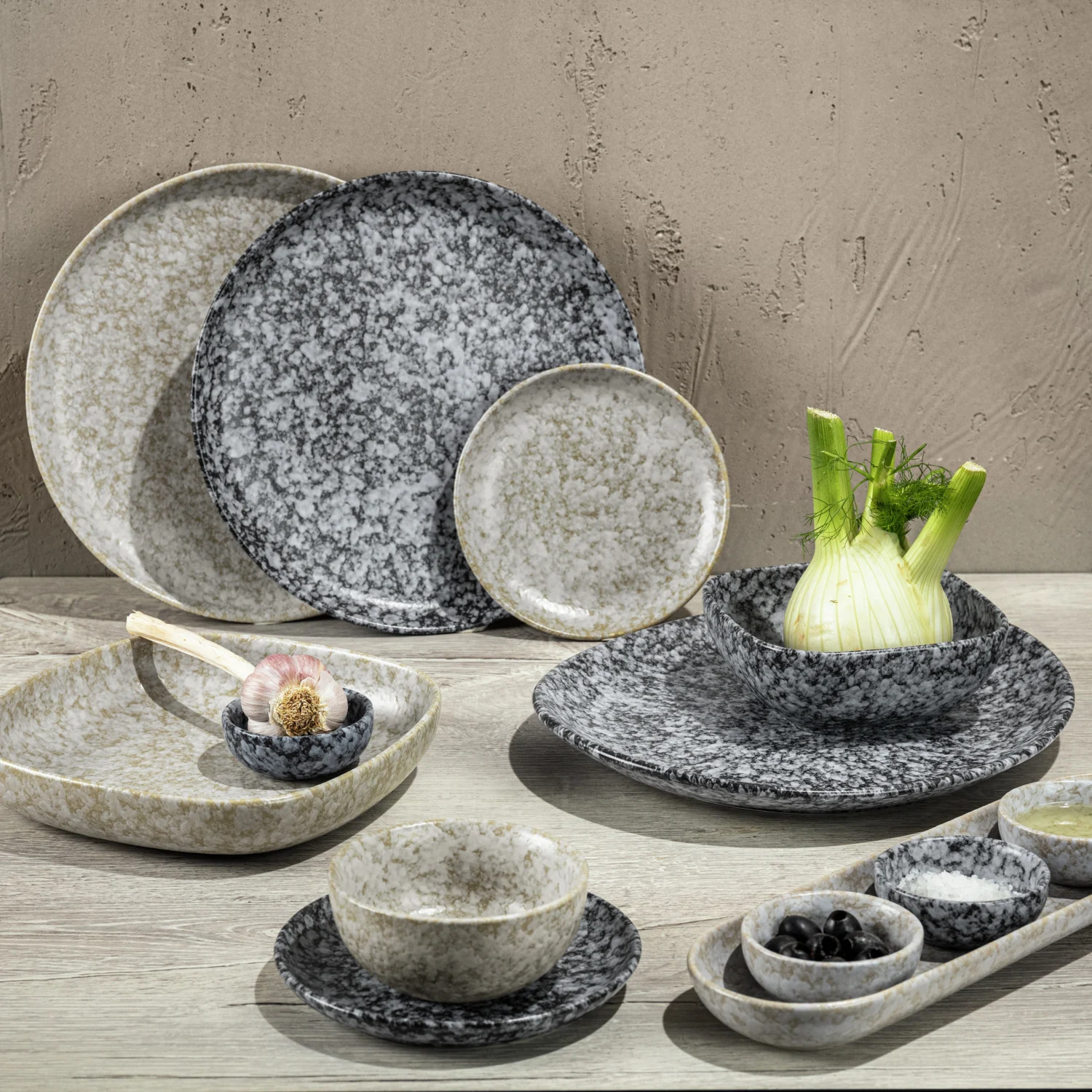 Vega Mamoro Beige  дълбока чиния Ø 21х4.5см 800мл