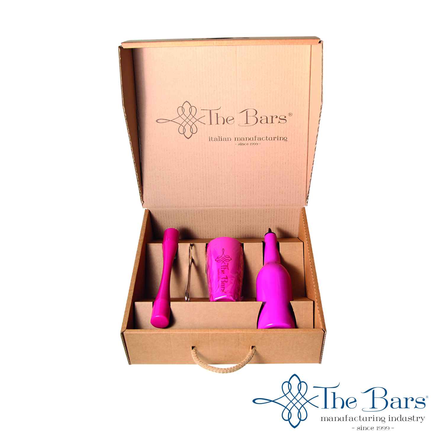 Подаръчен бармански комплект Pink - The Bars 
