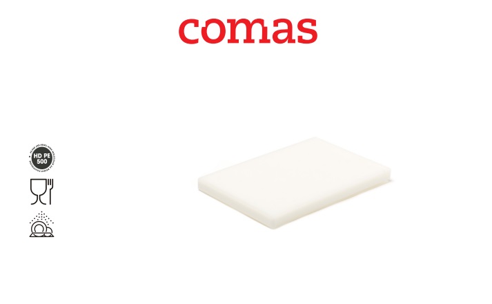 Кухненска дъска за хляб и сирена  БЯЛА 500/300/20 