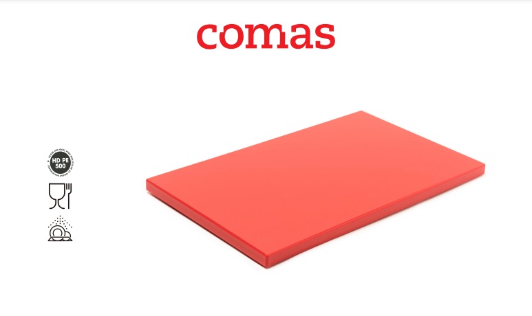 Кухненска дъска за червено месо ЧЕРВЕНА 400/300/20 