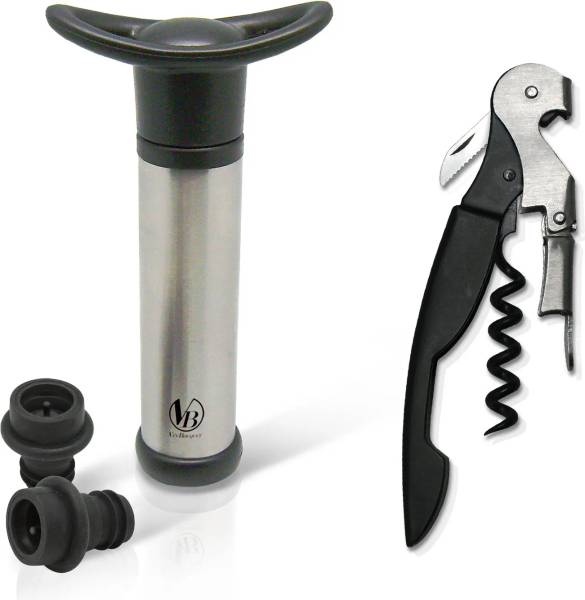 Vin Bouquet  комплект отварачка с вакуумна помпа и 2бр тапи 