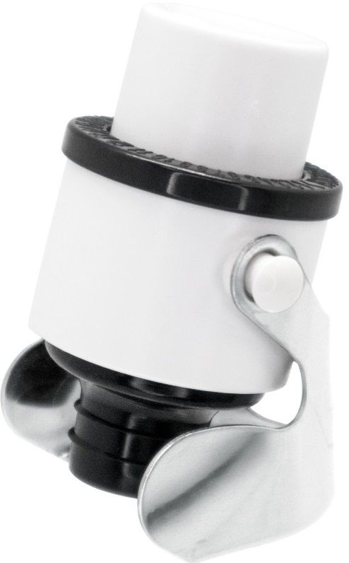 Vin Bouquet метална тапа за шампанско с помпа бяла