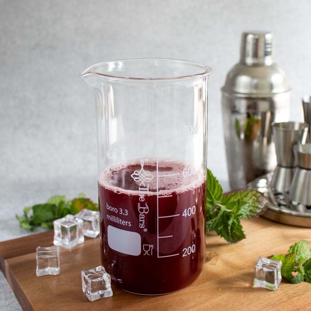 Смесителна чаша - mixing glass - разграфена Baker - 800 ml - The Bars