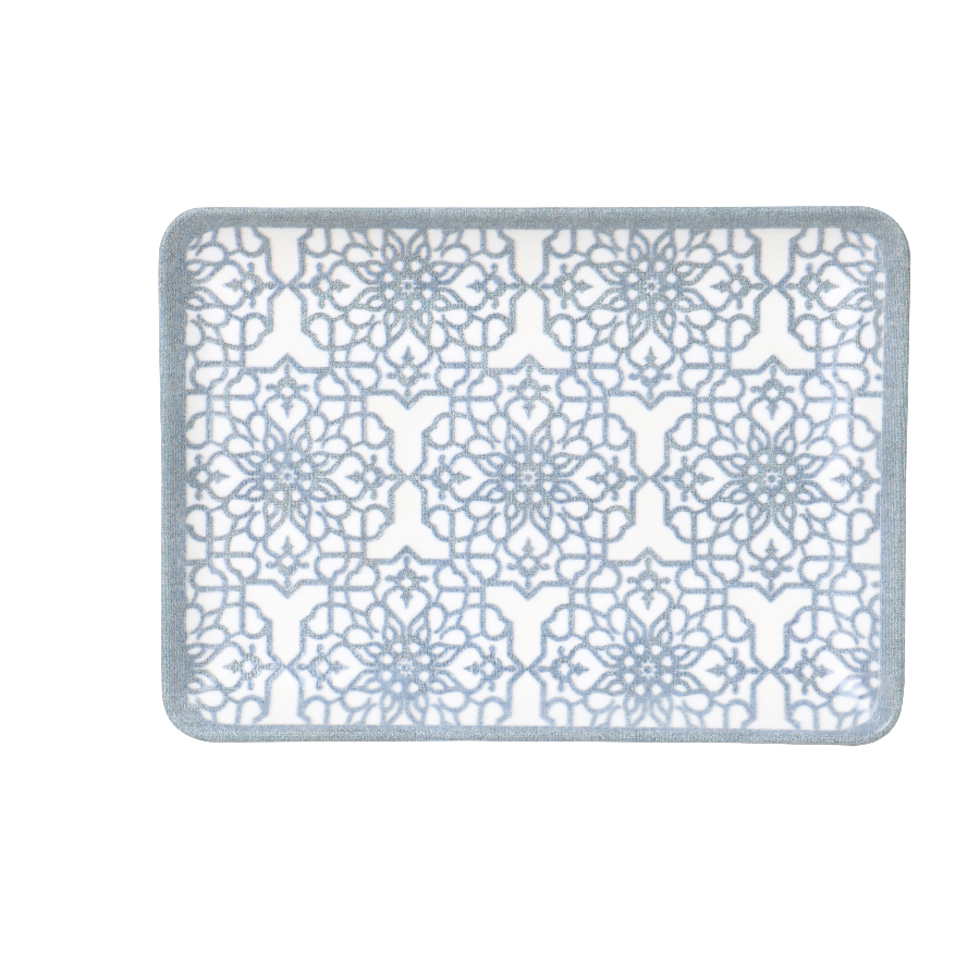 Kratos Casa Blue правоъгълно плато 18/13cm - Kütahya