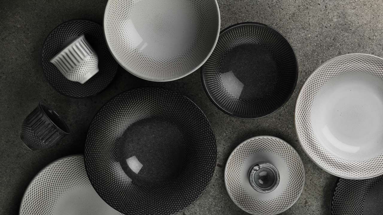 Panio Anthracite купа Ø20cm - Kütahya 