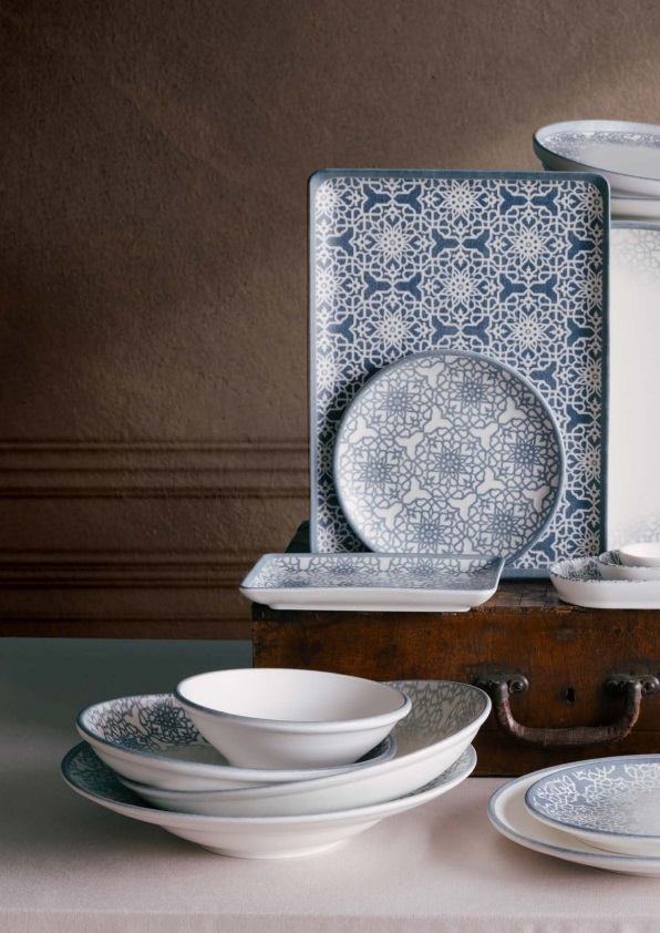 Kratos Casa Blue правоъгълно плато 30/22cm - Kütahya