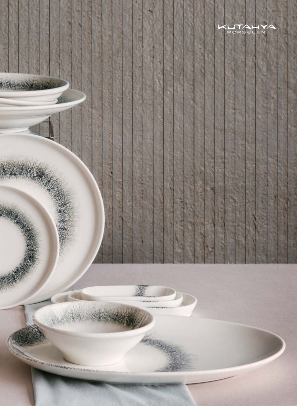 Black Ice чиния с борд Ø27cm - Kütahya 