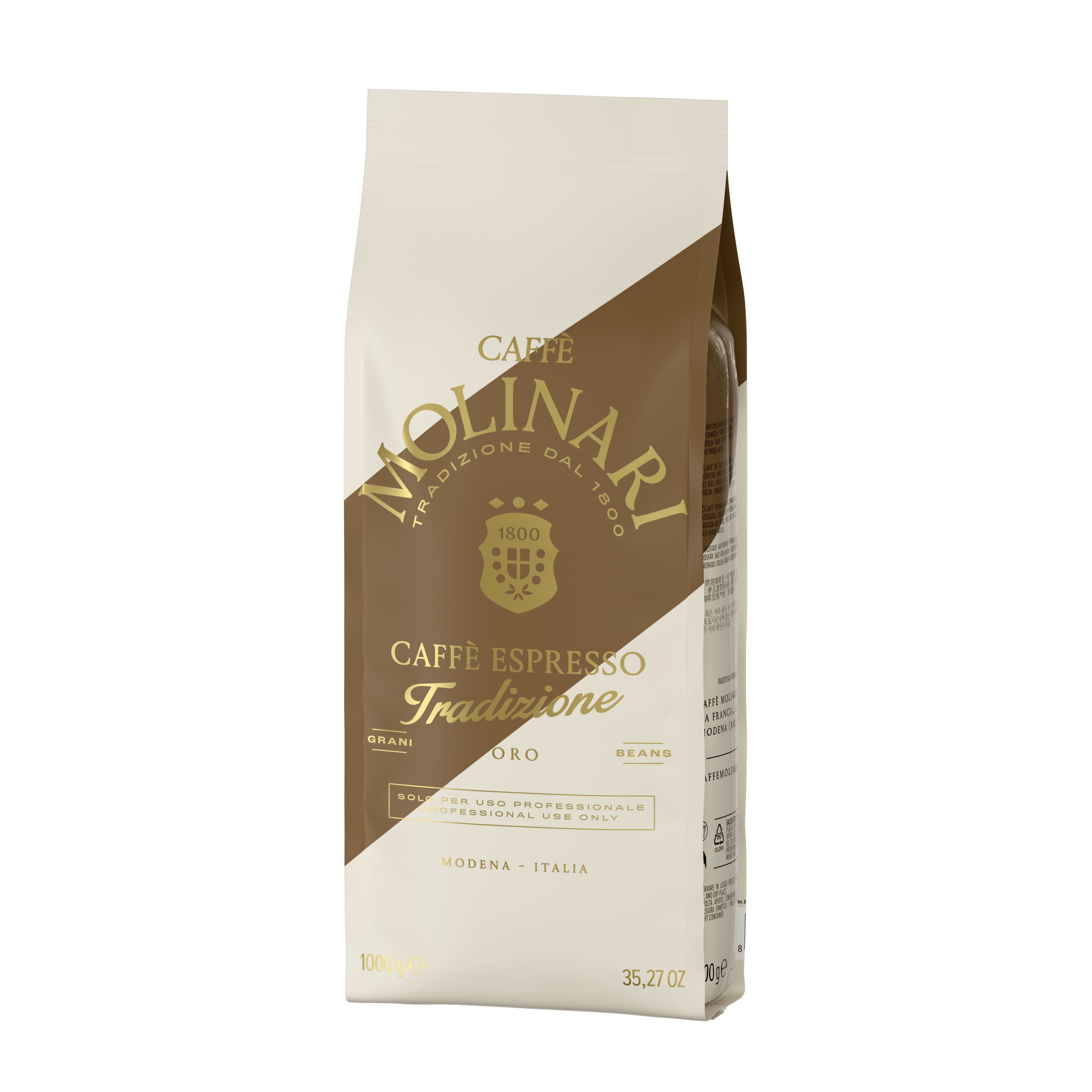 Кафе Molinari Caffe Espresso Tradizione Oro зърна 1кг 