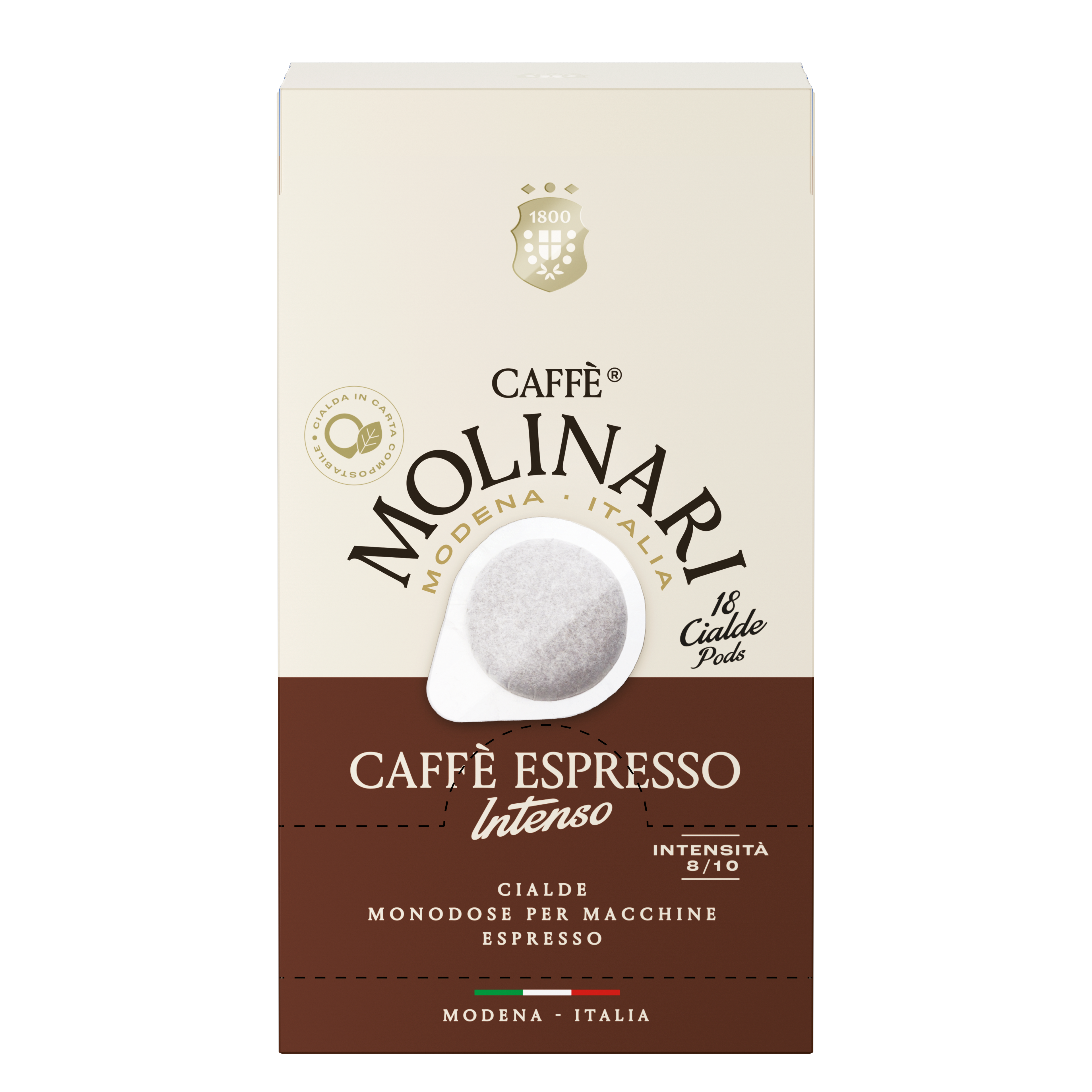 Кафе дози Molinari Caffe Espresso Intenso 18 бр.