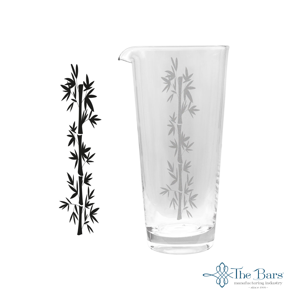 Смесителна чаша - mixing glass - Scagner Bamboo 1400мл - The Bars