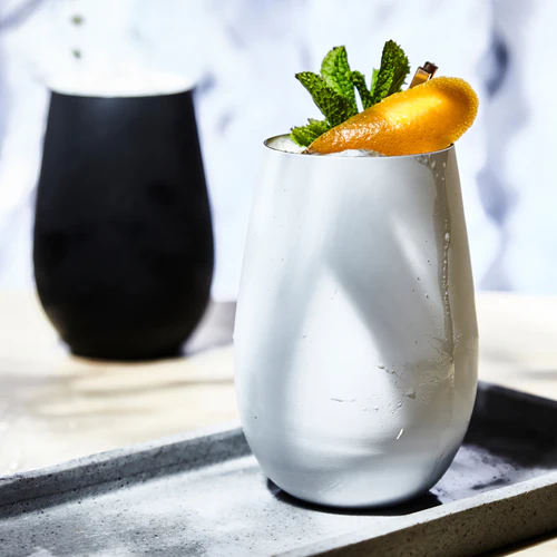 Olympic Tumbler черно/сребърно 465ml - cocktail - Stolzle