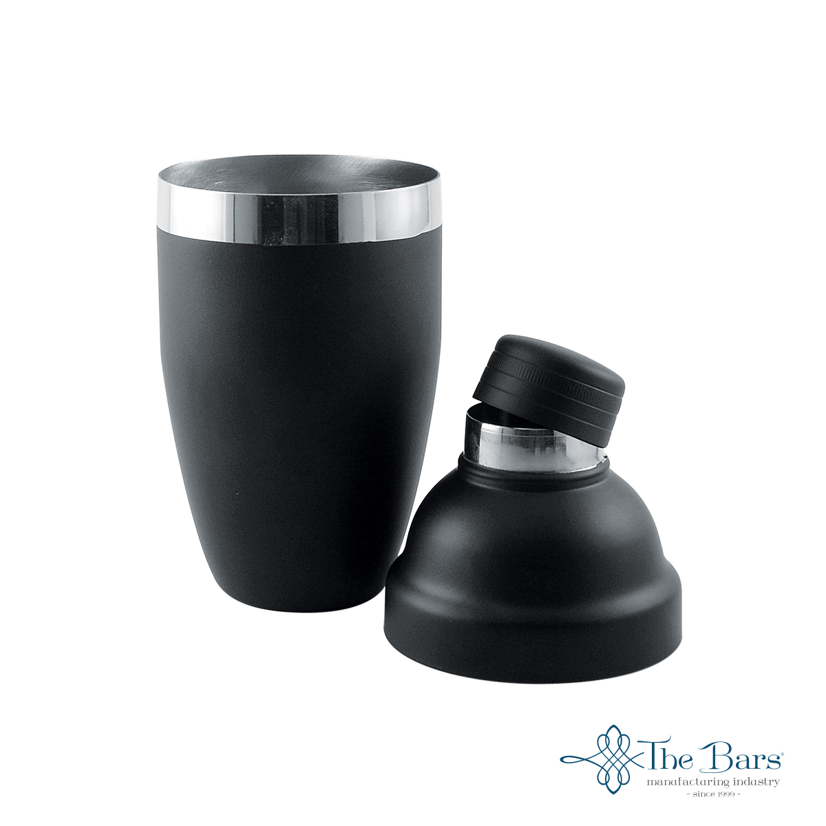 Шейкър Usagi Cobbler черен 500ml - The Bars