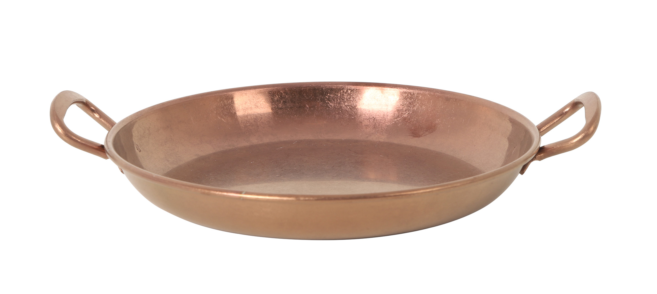  Vintage Old copper inox тиганче с дръжки 17cm - Viejo Valle