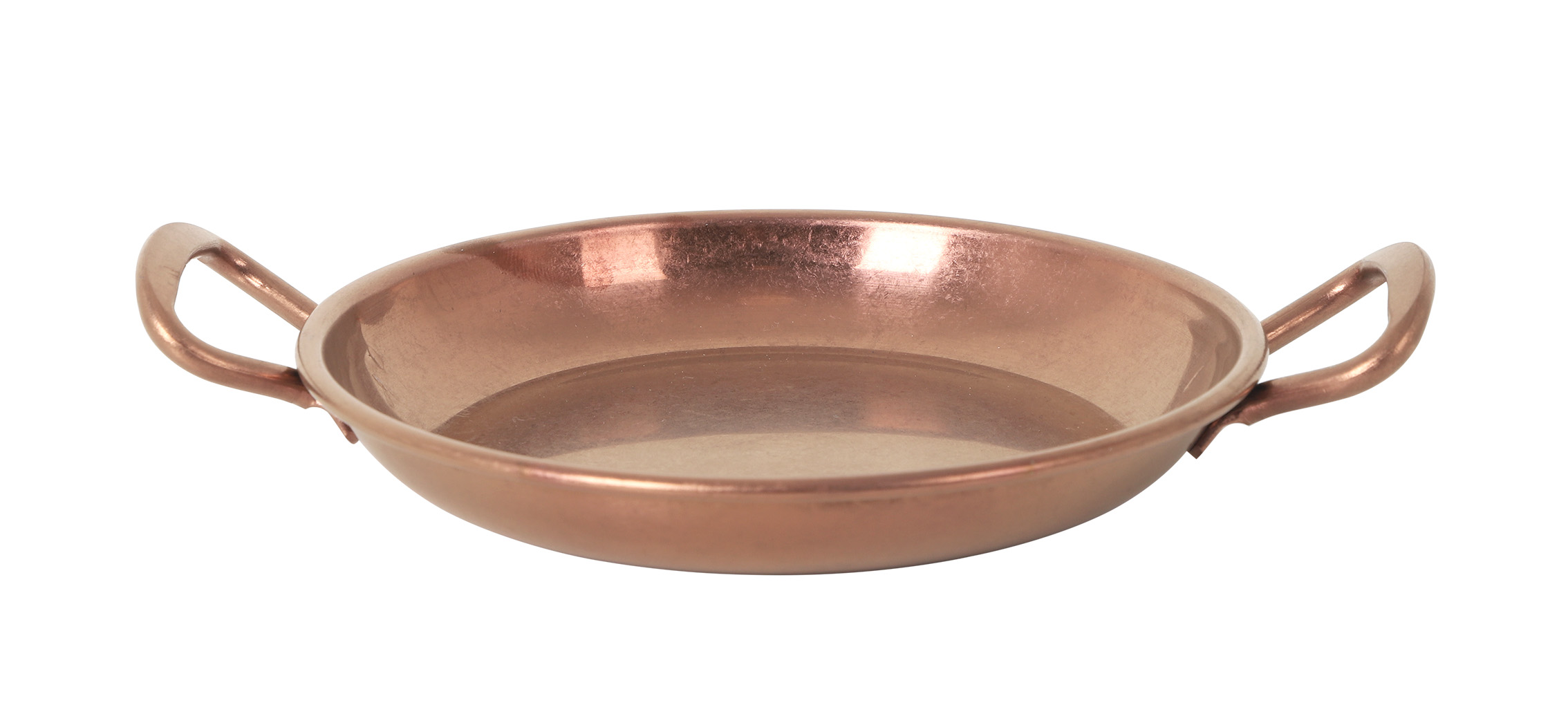 Vintage Old copper inox тиганче с дръжки 14cm - Viejo Valle