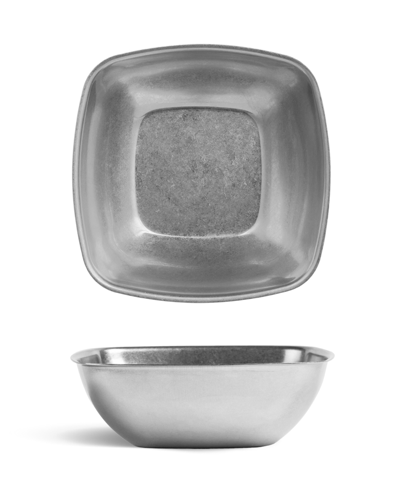 Vintage Old silver inox квадратна купа 14cm - Viejo Valle