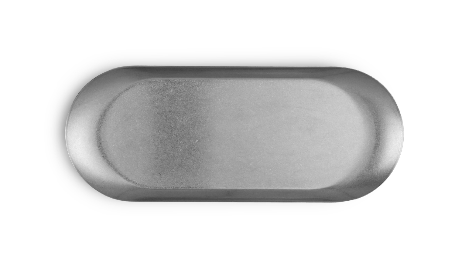  Vintage Old silver inox овално плато 30х12cm - Viejo Valle