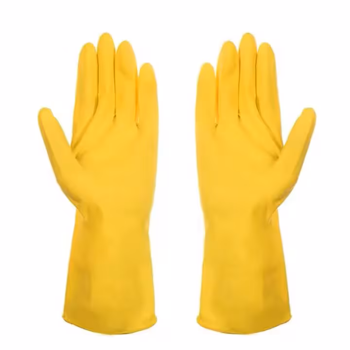 Домакински гумени ръкавици - 1 чифт