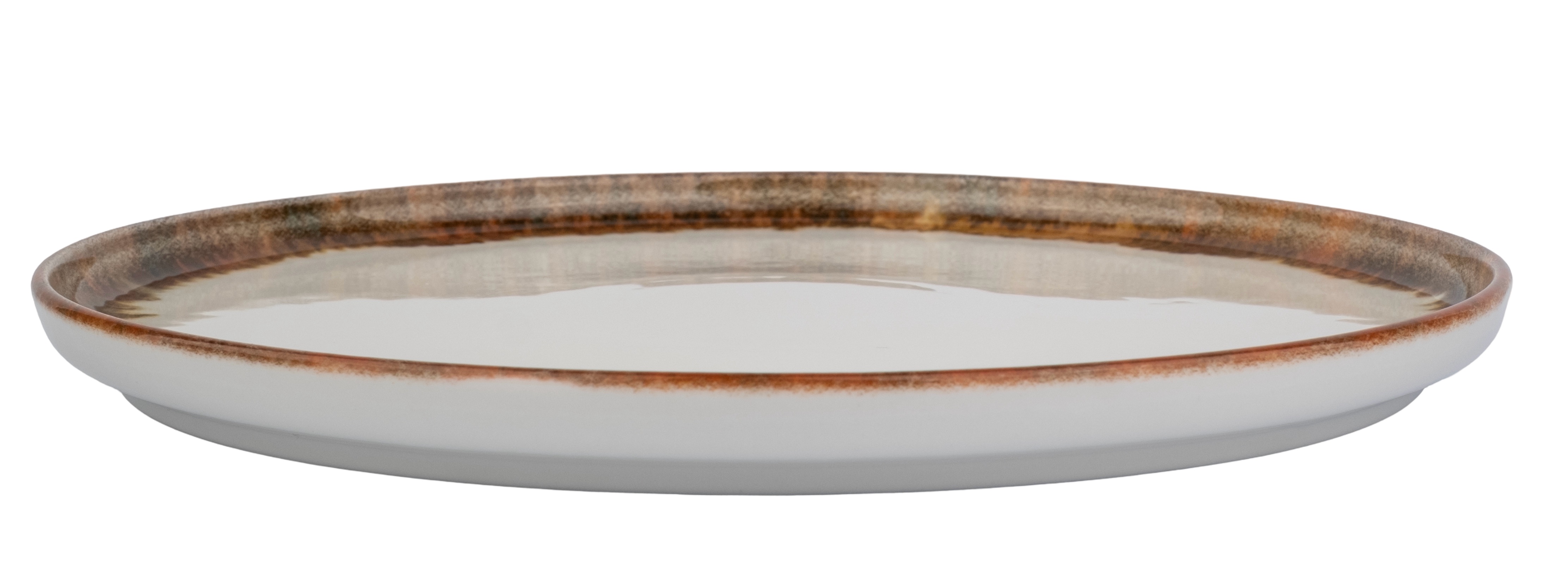 Fluer Amber Beige чиния с борд  Ø19cm - Kütahya 