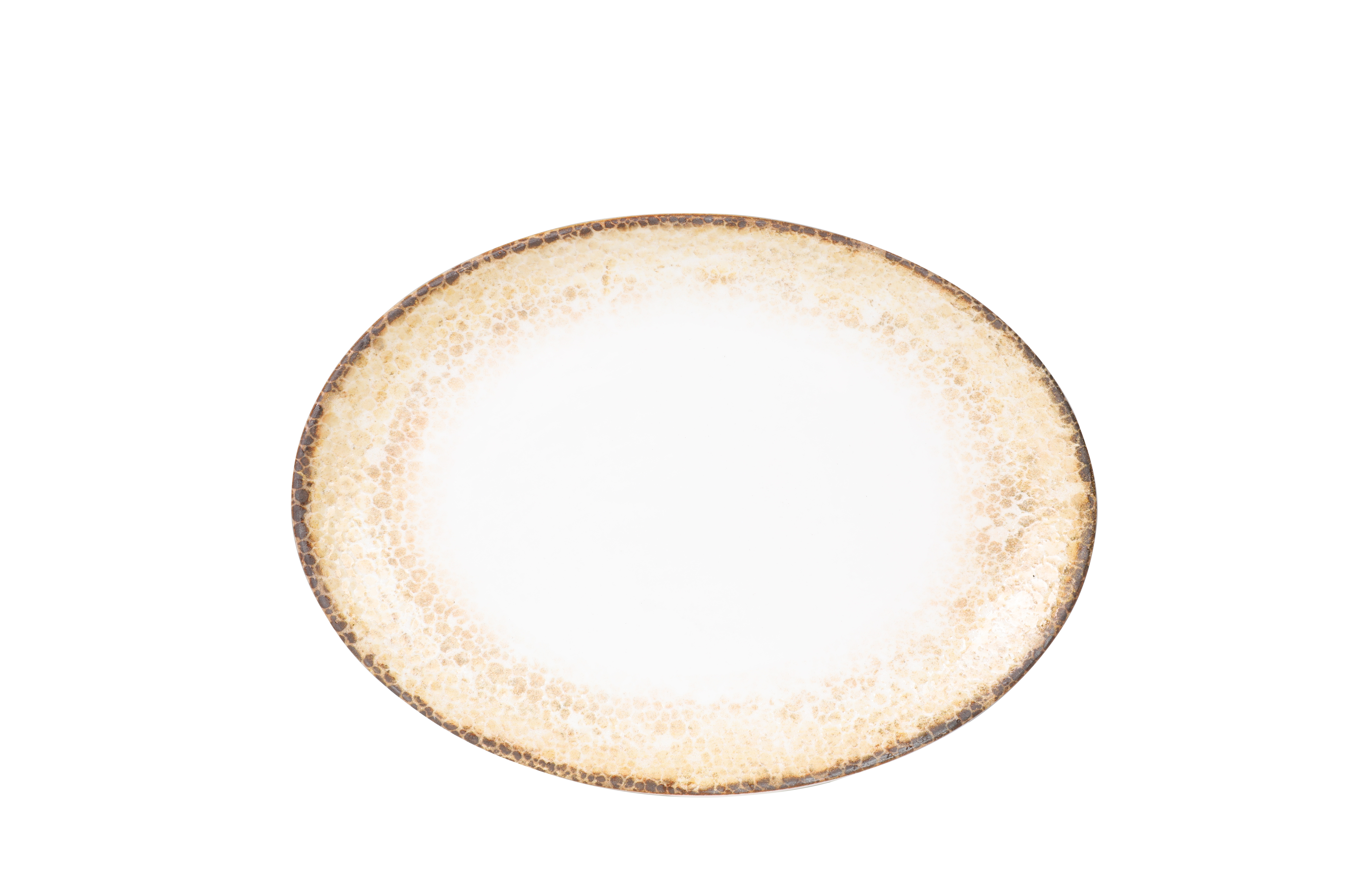 Rust Brown овално плато 27/16cm - Kütahya