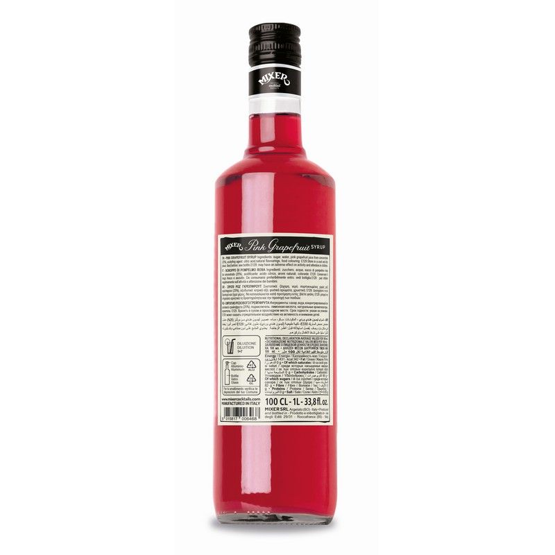 Mixer Сироп Розов Грейпфрут 1L Premium Bar Syrup Pink Grapefruit