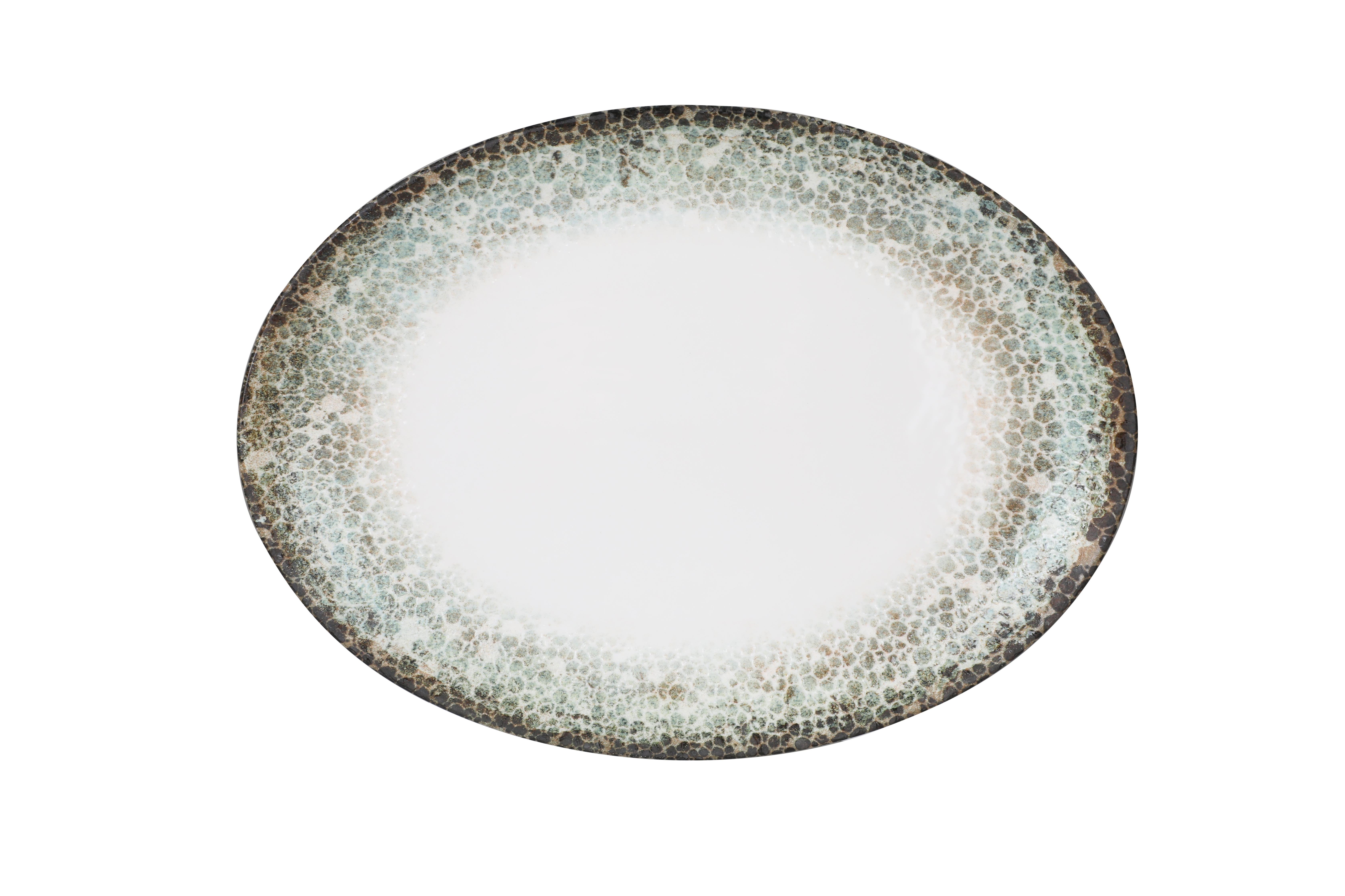 Rust Green овална чиния Ø36cm - Kütahya