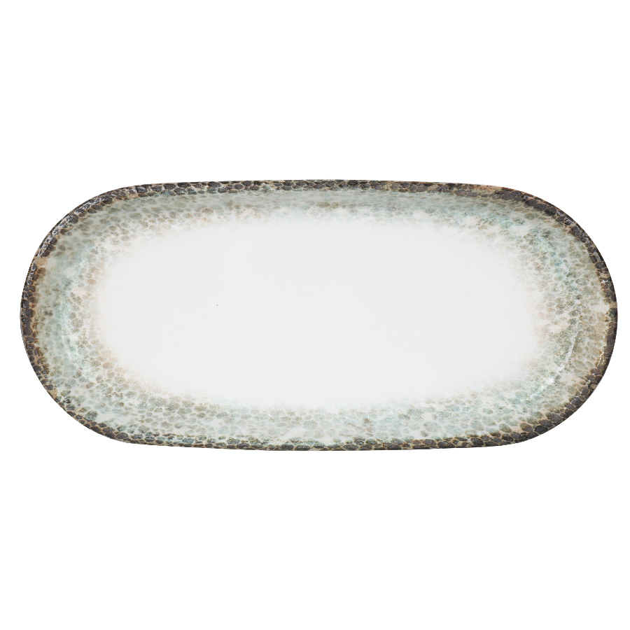 Rust Green овално плато Ø17cm - Kütahya