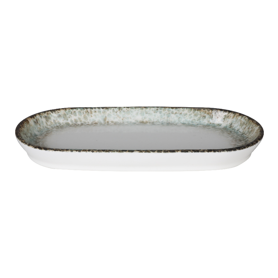 Rust Green овално плато Ø17cm - Kütahya