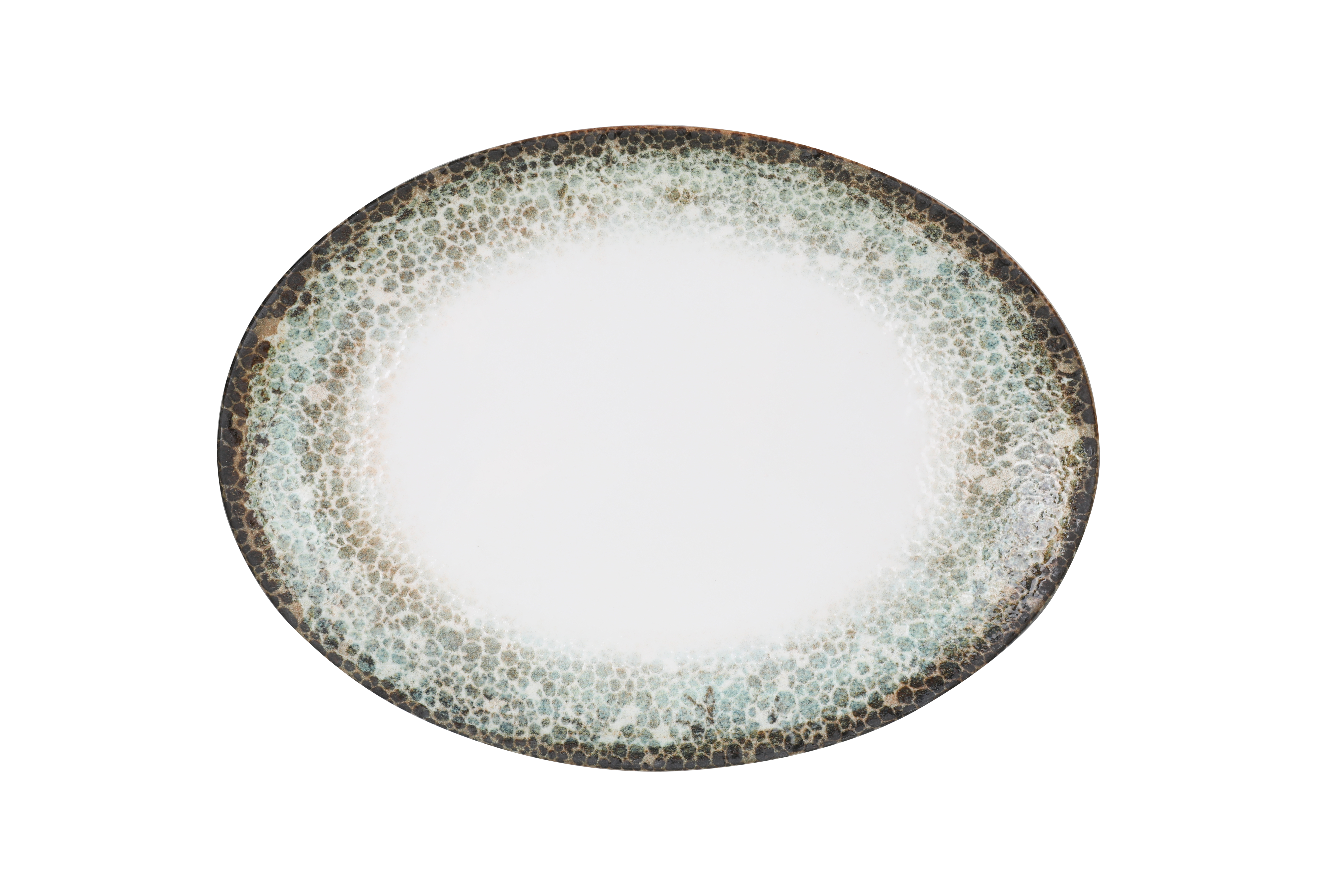 Rust Green овална чиния Ø32cm - Kütahya