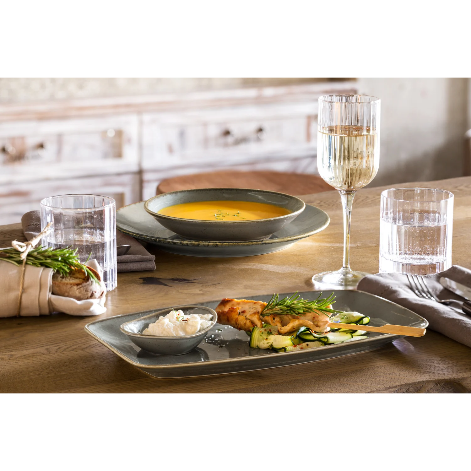 Vega Sidina Grey дълбока чиния Ø21cm