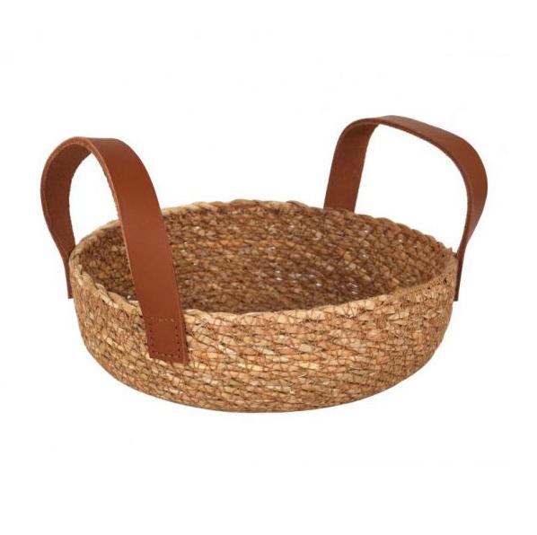 Панер с кожени дръжки Ø20cm
