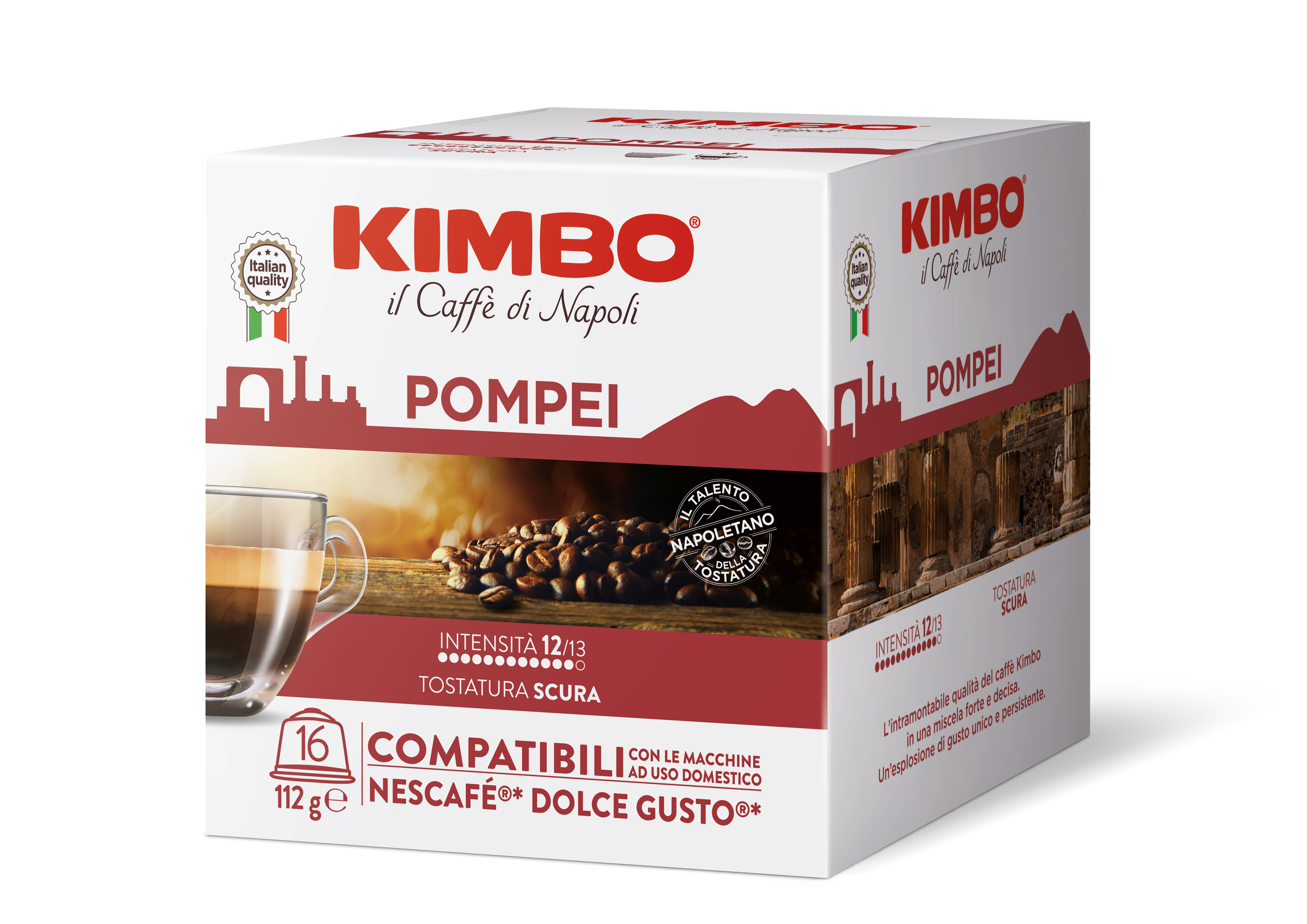 Kimbo Pompei капсули за кафемашина Dolce Gusto - 16 бр. х 7 г