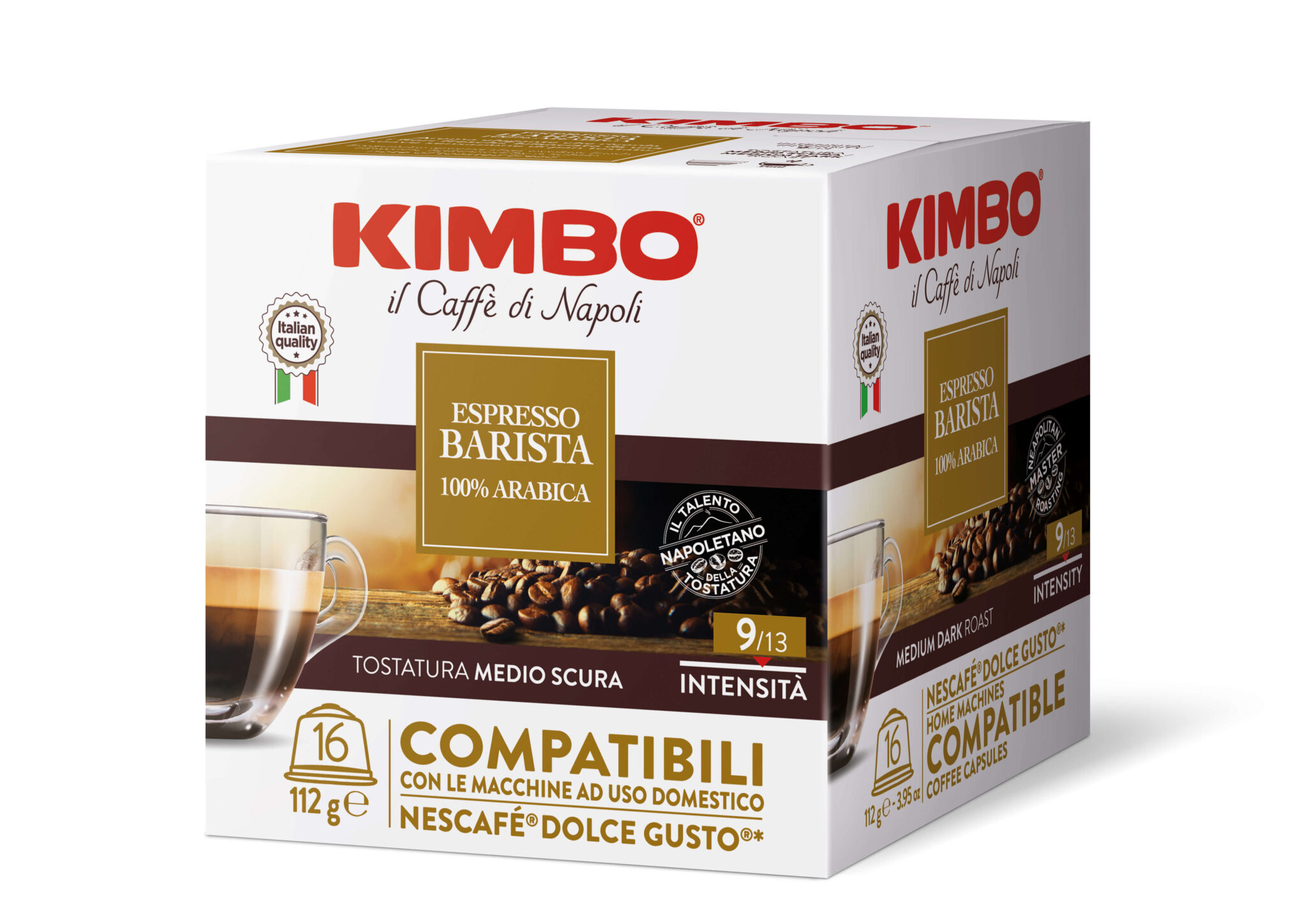 Kimbo Espresso Barista 100% Arabica капсули за кафемашина Dolce Gusto - 16 бр. х 7 г