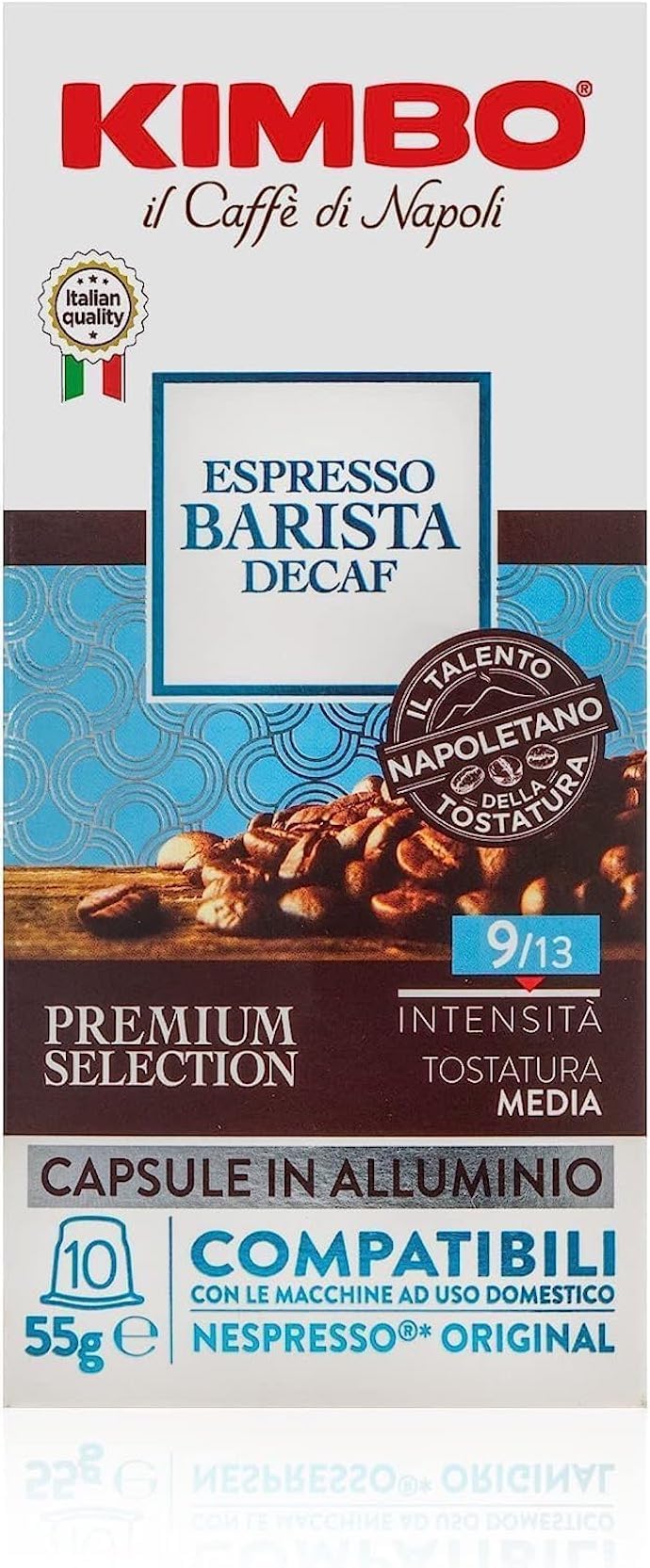 Kimbo Espresso Decaf капсули за nespresso кафемашина - 10 бр. х 5.5 г