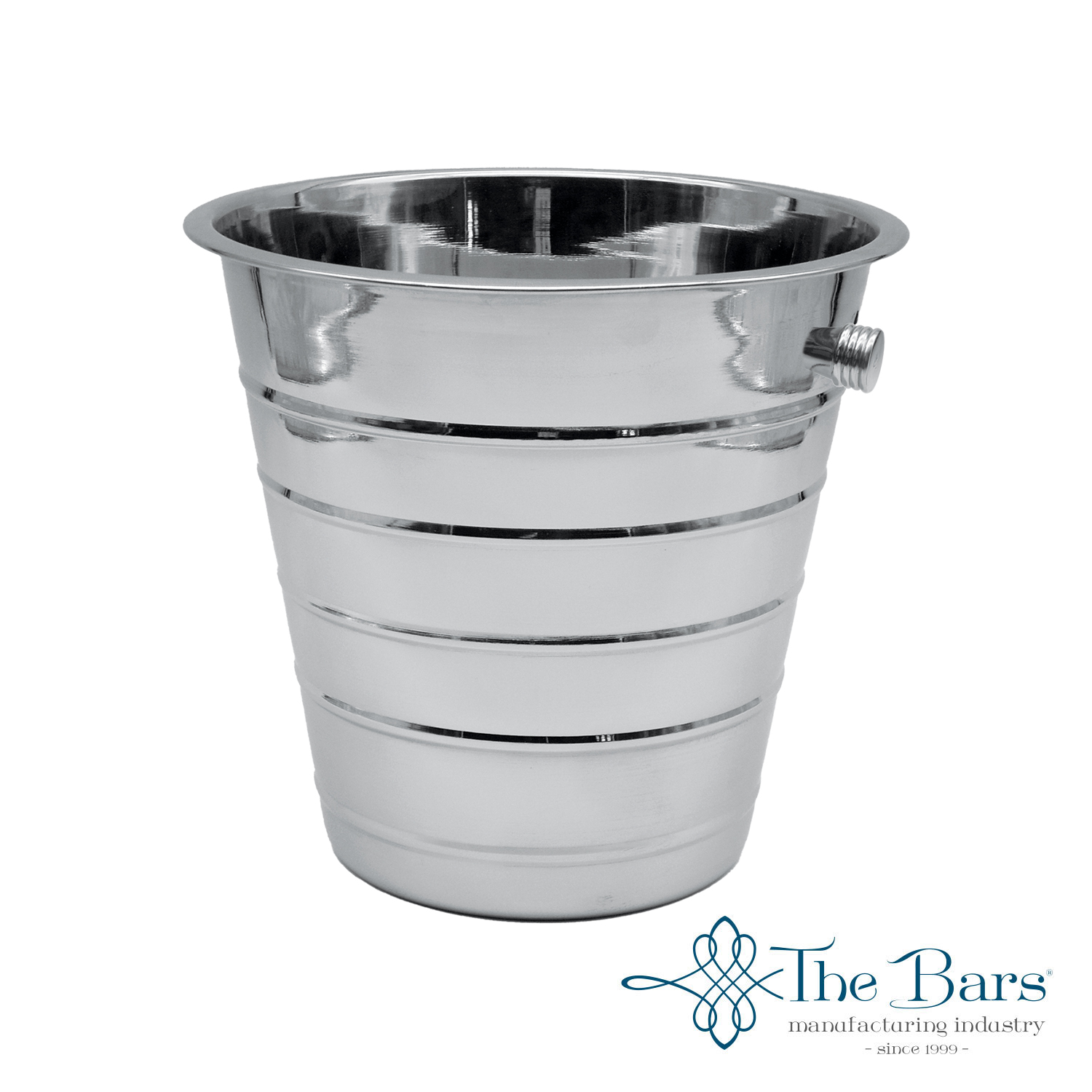 Шампаниера Inox с кръгове 21.5cm - The Bars