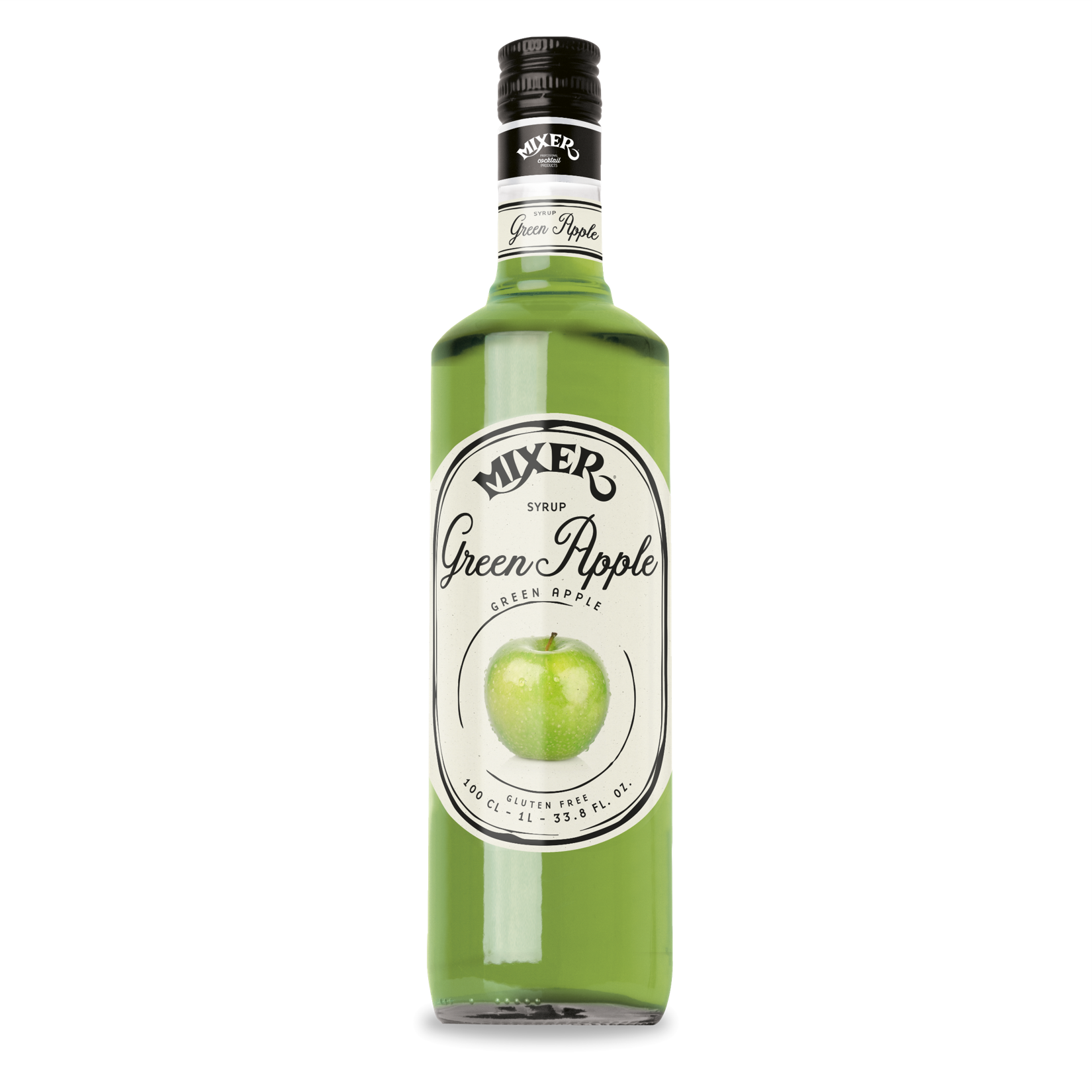Mixer Сироп Зелена Ябълка 1L Premium Bar Syrup Green Apple