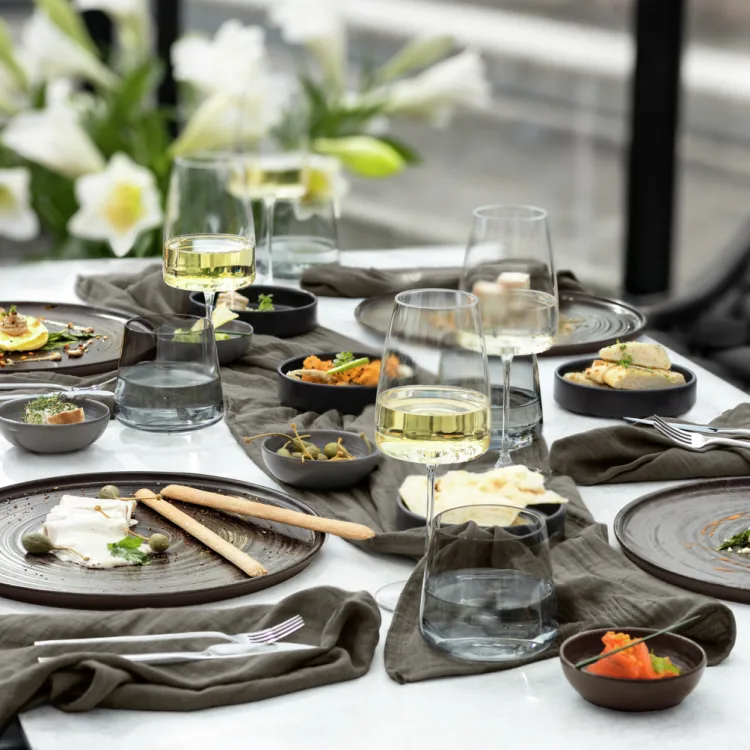 Vega Etana Grey чиния с борд Ø27cm