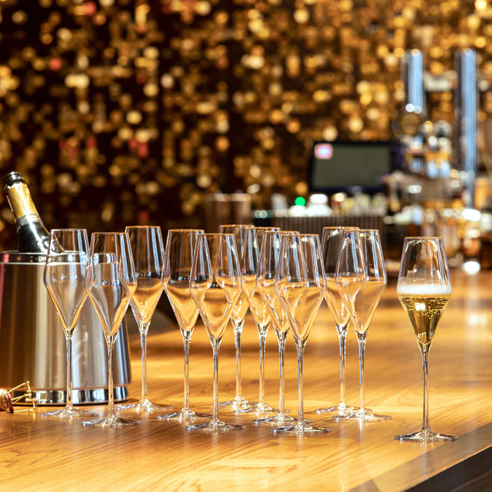 Кристална чаша Q1 Champagne за вино 300ml -  Stolzle 