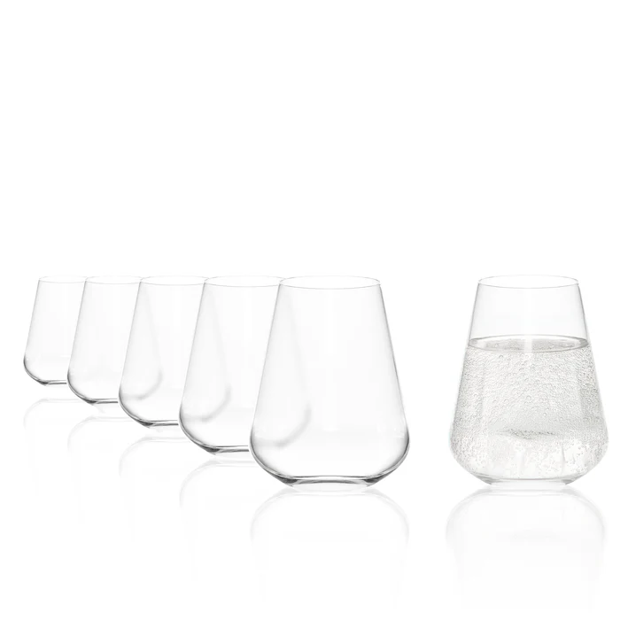  Кристална чаша Q1 Water Tumbler за вода без столче 600ml - Stolzle