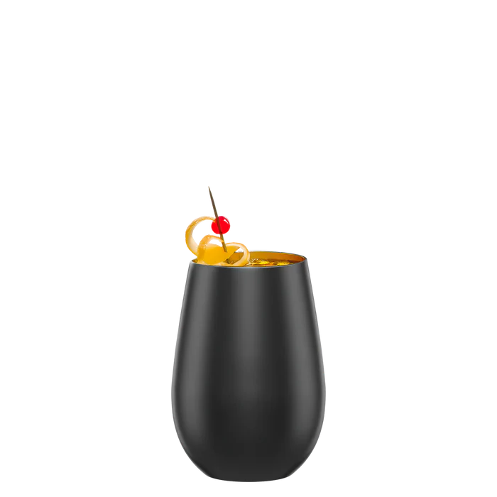Olympic Tumbler Black черно/медно 465ml - коктейл - Stolzle