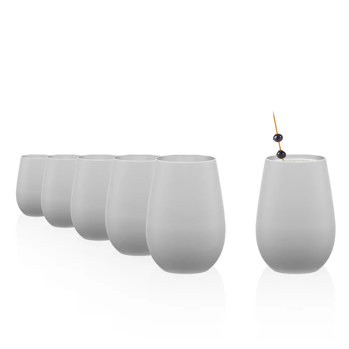 Olympic Tumbler White бяло/сребърно 465ml - коктейл - Stolzle