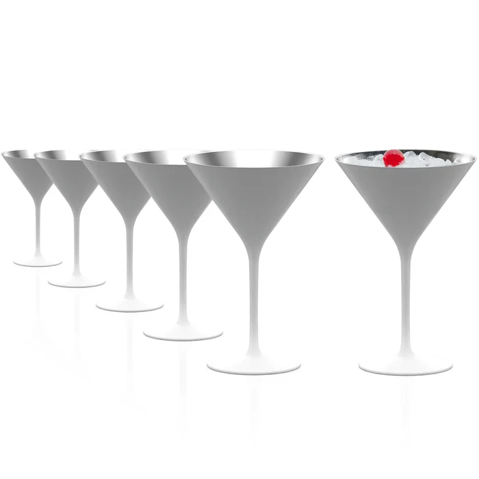 Olympic Cocktail Martini White бяло/сребърно 240ml - коктейл - Stolzle